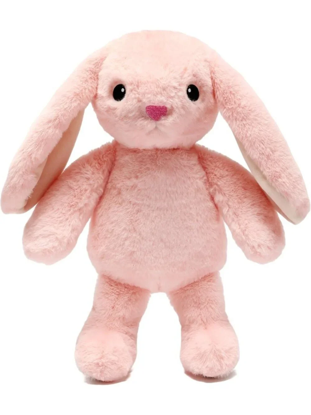 Soft Pink Bunny Toddler Backpack with Removable Plush Cuddle Buddy, Perfect Gift